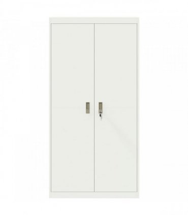 vidaXL Storage Cabinet White 90 x 40 x 180 cm Steel