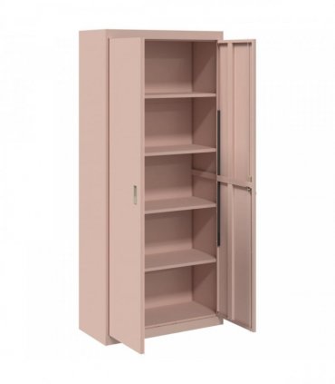 vidaXL Storage Cabinet Pink 90 x 40 x 200 cm Steel