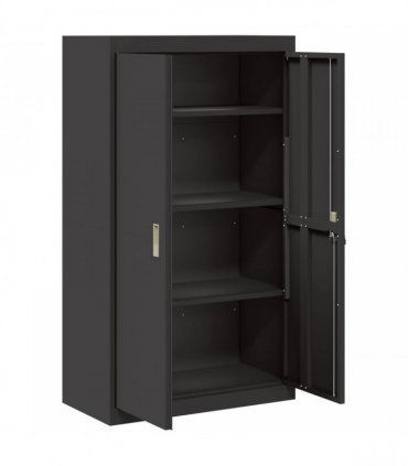 vidaXL Storage Cabinet Black 80 x 40 x140 cm Steel