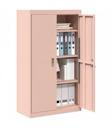 vidaXL Storage Cabinet Pink 80 x 40 x140 cm Steel