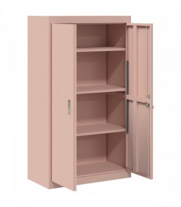 vidaXL Storage Cabinet Pink 80 x 40 x140 cm Steel