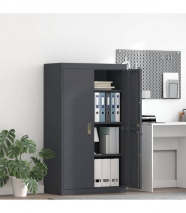 vidaXL Storage Cabinet Anthracite 80 x 40 x140 cm Steel