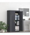 vidaXL Storage Cabinet Anthracite 80 x 40 x140 cm Steel