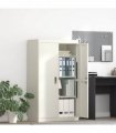 vidaXL Storage Cabinet White 80 x 40 x140 cm Steel