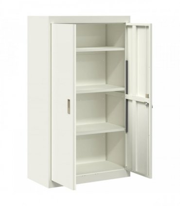 vidaXL Storage Cabinet White 80 x 40 x140 cm Steel