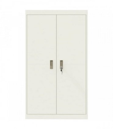 vidaXL Storage Cabinet White 80 x 40 x140 cm Steel