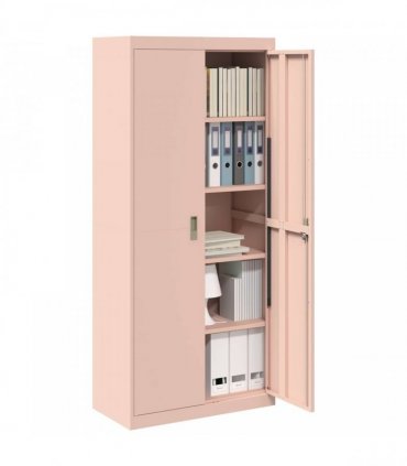vidaXL Storage Cabinet Pink 80 x 40 x180 cm Steel