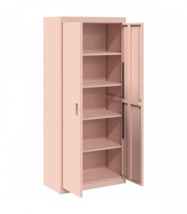 vidaXL Storage Cabinet Pink 80 x 40 x180 cm Steel
