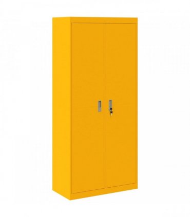 vidaXL Storage Cabinet Mustard Yellow 80 x 40 x180 cm Steel