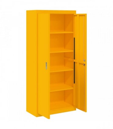 vidaXL Storage Cabinet Mustard Yellow 80 x 40 x180 cm Steel