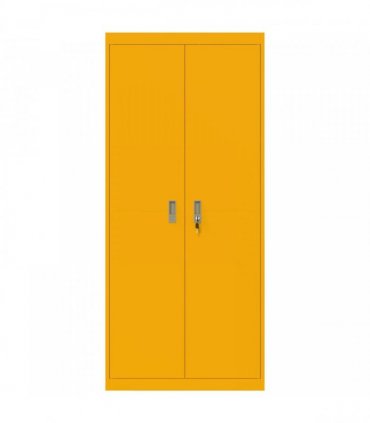 vidaXL Storage Cabinet Mustard Yellow 80 x 40 x180 cm Steel