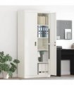 vidaXL Storage Cabinet White 80 x 40 x180 cm Steel