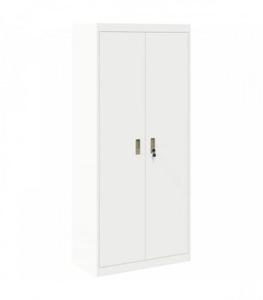 vidaXL Storage Cabinet White 80 x 40 x180 cm Steel