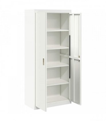 vidaXL Storage Cabinet White 80 x 40 x180 cm Steel
