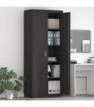 vidaXL Storage Cabinet Black 80 x 40 x200 cm Steel