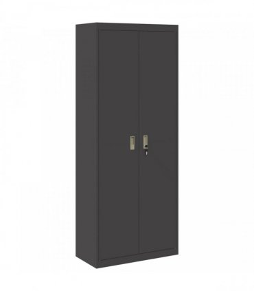 vidaXL Storage Cabinet Black 80 x 40 x200 cm Steel