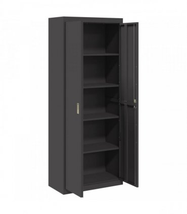 vidaXL Storage Cabinet Black 80 x 40 x200 cm Steel