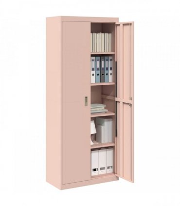 vidaXL Storage Cabinet Pink 80 x 40 x200 cm Steel