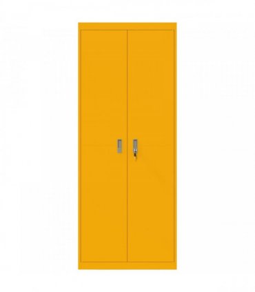 vidaXL Storage Cabinet Mustard Yellow 80 x 40 x200 cm Steel
