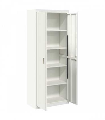 vidaXL Storage Cabinet White 80 x 40 x200 cm Steel