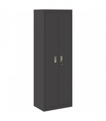 vidaXL Storage Cabinet Black 60 x 40 x180 cm Steel