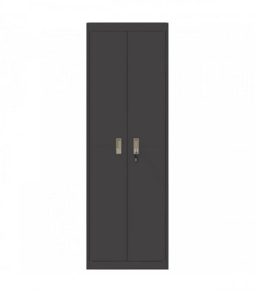 vidaXL Storage Cabinet Black 60 x 40 x180 cm Steel