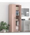 vidaXL Storage Cabinet Pink 60 x 40 x180 cm Steel