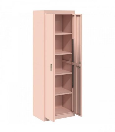vidaXL Storage Cabinet Pink 60 x 40 x180 cm Steel
