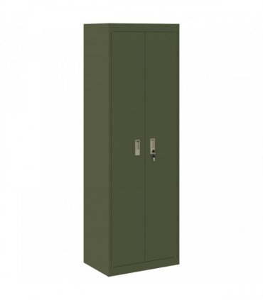 vidaXL Storage Cabinet Olive Green 60 x 40 x180 cm Steel