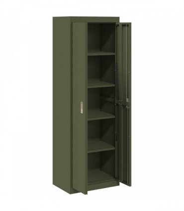 vidaXL Storage Cabinet Olive Green 60 x 40 x180 cm Steel