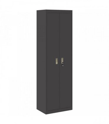 vidaXL Storage Cabinet Black 60 x 40 x200 cm Steel