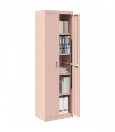 vidaXL Storage Cabinet Pink 60 x 40 x200 cm Steel
