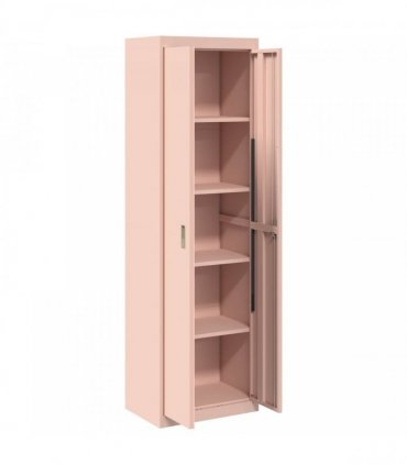 vidaXL Storage Cabinet Pink 60 x 40 x200 cm Steel
