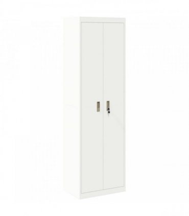 vidaXL Storage Cabinet White 60 x 40 x200 cm Steel
