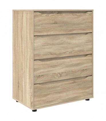 vidaXL Storage Cabinets 80 x 48 x 105 cm Engineered Wood Sonoma Oak