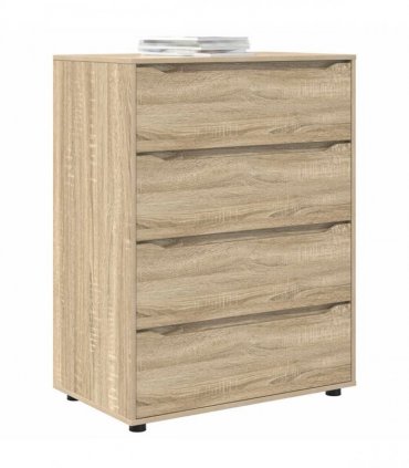 vidaXL Storage Cabinets 80 x 48 x 105 cm Engineered Wood Sonoma Oak