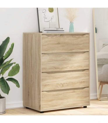 vidaXL Storage Cabinets 80 x 48 x 105 cm Engineered Wood Sonoma Oak
