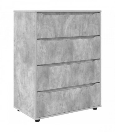 vidaXL Storage Cabinets 80 x 48 x 105 cm Engineered Wood Concrete Grey