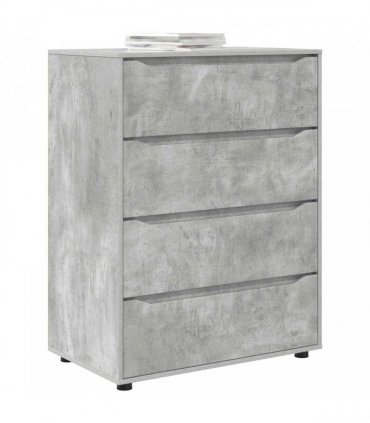 vidaXL Storage Cabinets 80 x 48 x 105 cm Engineered Wood Concrete Grey