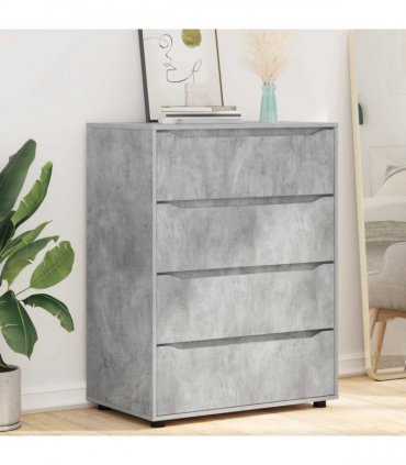 vidaXL Storage Cabinets 80 x 48 x 105 cm Engineered Wood Concrete Grey