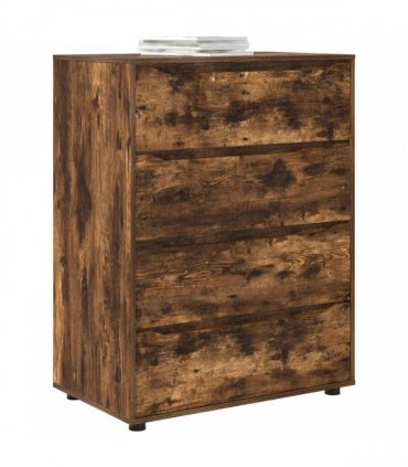 vidaXL Storage Cabinets 80 x 48 x 105 cm Engineered Wood Smoked Oak