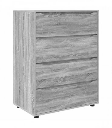 vidaXL Storage Cabinets 80 x 48 x 105 cm Engineered Wood Grey Sonoma
