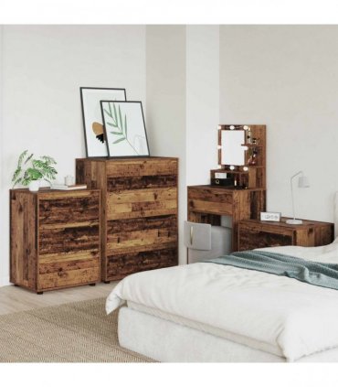 vidaXL Storage Cabinets 80 x 48 x 105 cm Engineered Wood Old Wood