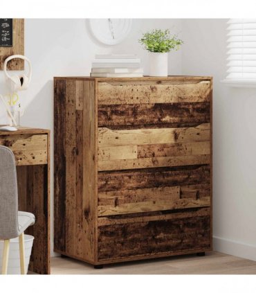 vidaXL Storage Cabinets 80 x 48 x 105 cm Engineered Wood Old Wood