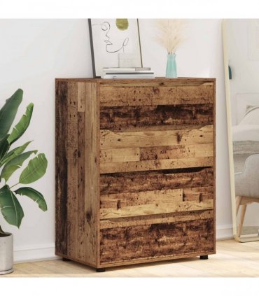vidaXL Storage Cabinets 80 x 48 x 105 cm Engineered Wood Old Wood