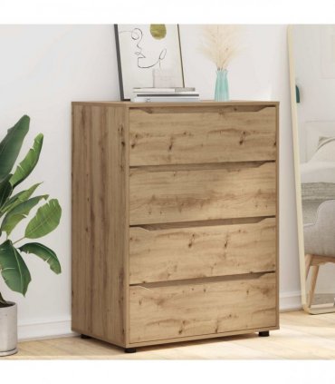 vidaXL Storage Cabinets 80 x 48 x 105 cm Engineered Wood Artisan Oak