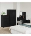 vidaXL Storage Cabinets 60 x 48 x 105 cm Engineered Wood Black