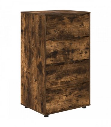 vidaXL Storage Cabinets 60 x 48 x 105 cm Engineered Wood Smoked Oak