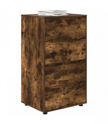 vidaXL Storage Cabinets 60 x 48 x 105 cm Engineered Wood Smoked Oak