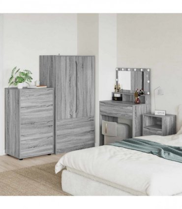 vidaXL Storage Cabinets 60 x 48 x 105 cm Engineered Wood Grey Sonoma